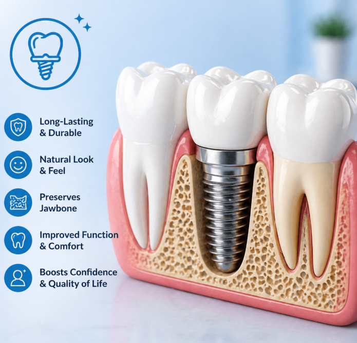 Benefits of Dental Implants for Missing Teeth